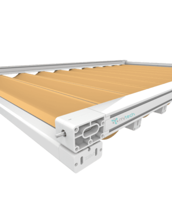 Pergola with Roof and Sides Awning