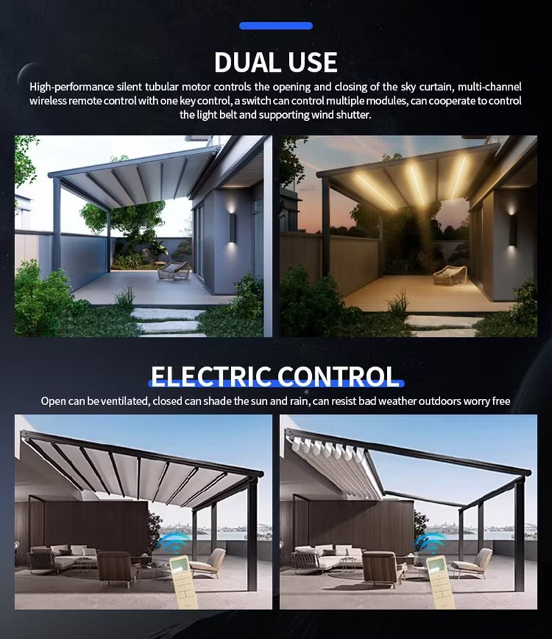 Retractable Shade Canopy