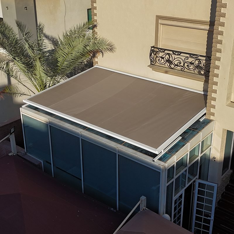 Skylight Ceiling and Roof Retractable Sun Shade