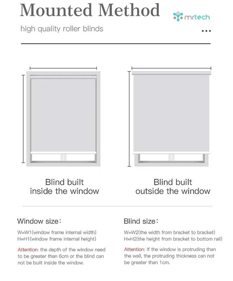 Tubular Motorized Remote Control Blinds