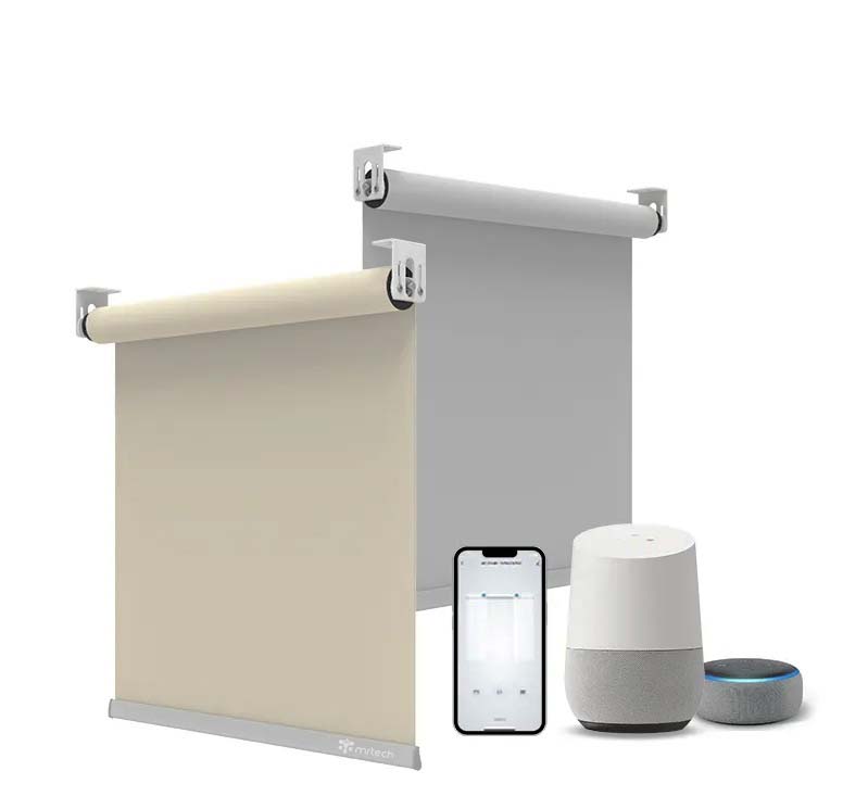 Wifi Tubular Motor with Roller Blinds for Windows