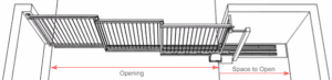 3 Panel Telescopic Sliding Gate