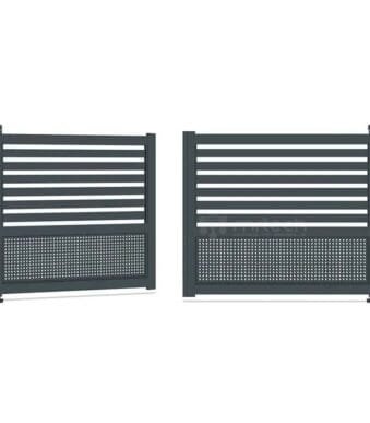 Aluminium Double Gates