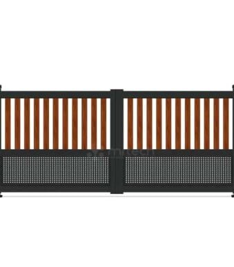 Aluminium Double Swing Gates