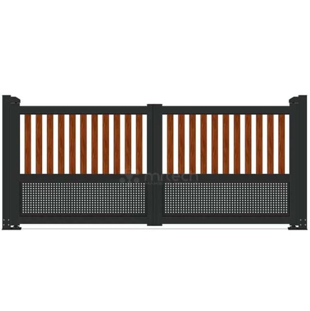Aluminium Double Swing Gates