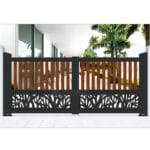 Aluminium Double Swing Gates