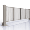 Aluminium Track Bi Fold Swing Gates