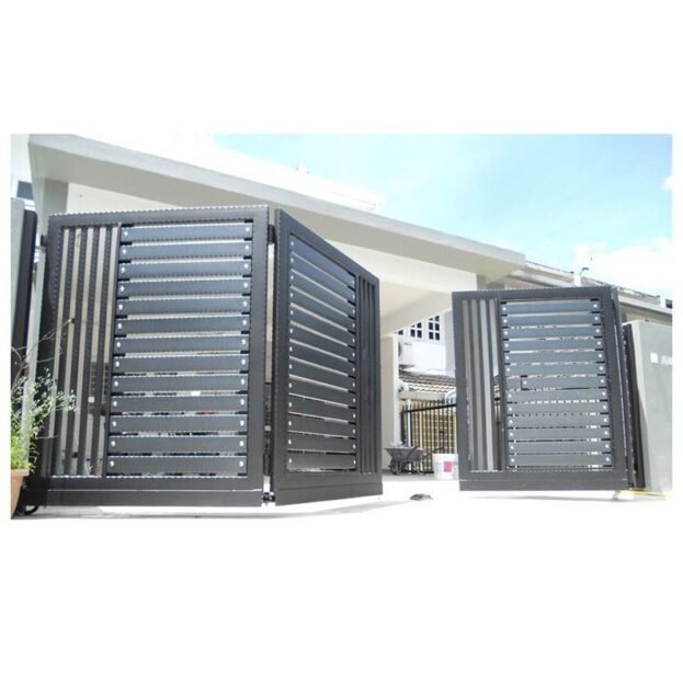 Aluminium Trackless Bi Folding Swing Gate