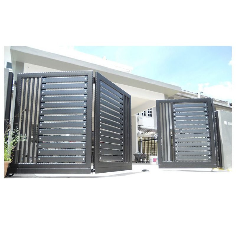Aluminium Trackless Bi Folding Swing Gate