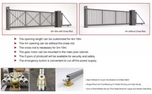 Cantilever Security Gate