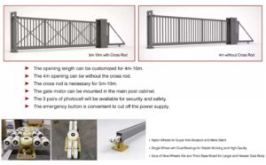 Cantilever Sliding Gates for Driveways