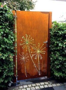 Corten Steel Gates MR-CSG35