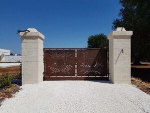 Corten Steel Gates MR-CSG35