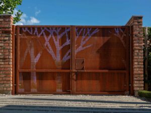 Corten Steel Gates MR-CSG35