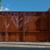 Corten Steel Gates MR-CSG35