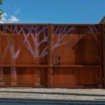 Corten Steel Gates MR-CSG35