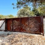 Corten Steel Sliding Gates MR-CSG38