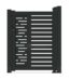Garden Gates Aluminium Courtyard Gate for house