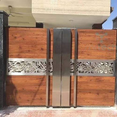 Stainless Steel Laser Cutting Gate with HPL Sheet