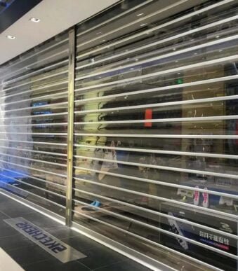Transparent Roller Door