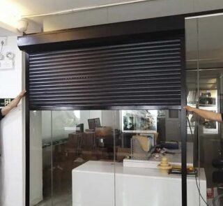 Shop Security Exterior Automatic Rolling Shutter Doors
