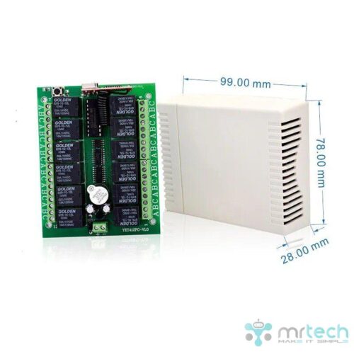 12 Channel Relay RF Remote Control Switch Transmitter Receiver Module Wireless