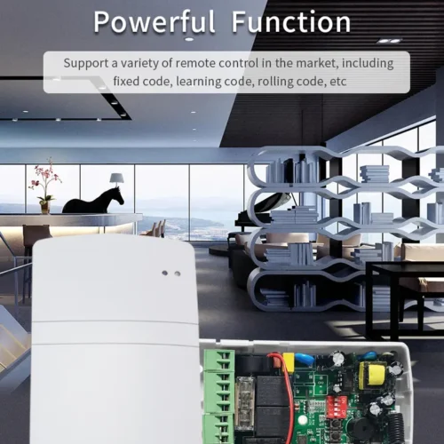 MR 846WFR 433MHZ WIFI Rolling Shutter Motor Controller For Tubular Motor Learning Code Receiver AC220V