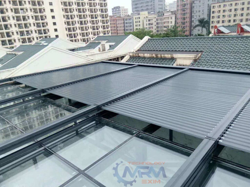 Aluminum Motor Motorized Awning Horizontal Blinds And Shutters