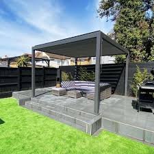 Aluminum Pergola with Roof