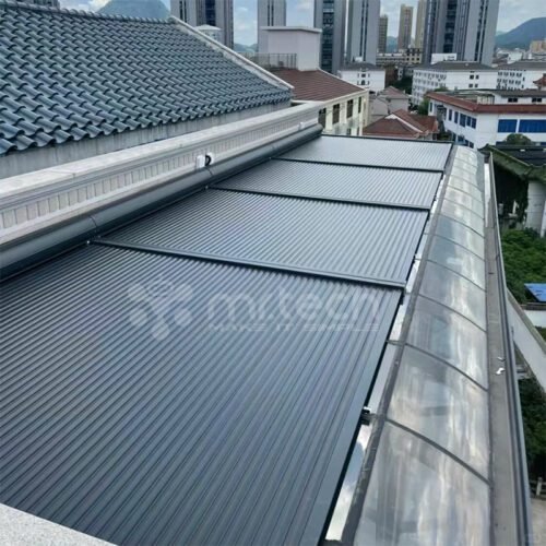 Horizontal Roller Shutter Doors for Glass Roof Sunshade