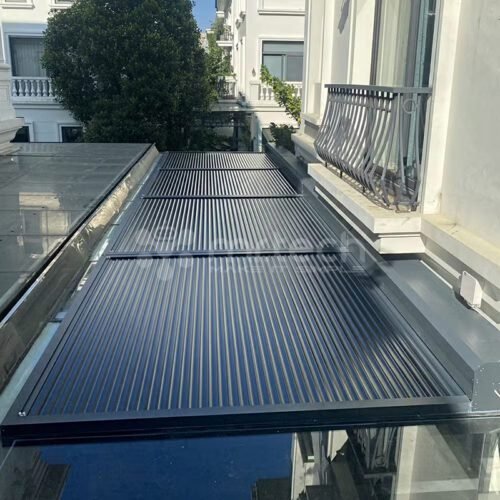 Horizontal Roller Shutter Doors for Glass Roof Sunshade