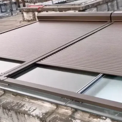 Horizontal Shutters For Windows And Roof