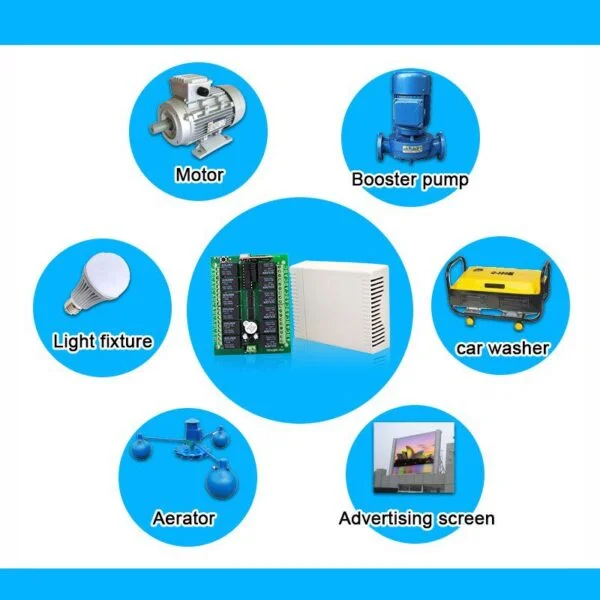MR RL12PC RF Wireless automatic door and window 315mhz433mhz 12 channel relay controller receiver