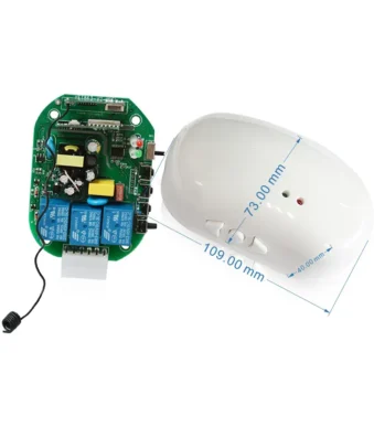 MR SR864-WFR supports 433mhz WIFI Shutter Door Motor Receiver with Remote