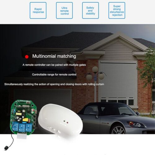 MR SR864-WFR supports 433mhz WIFI Shutter Door Motor Receiver with Remote