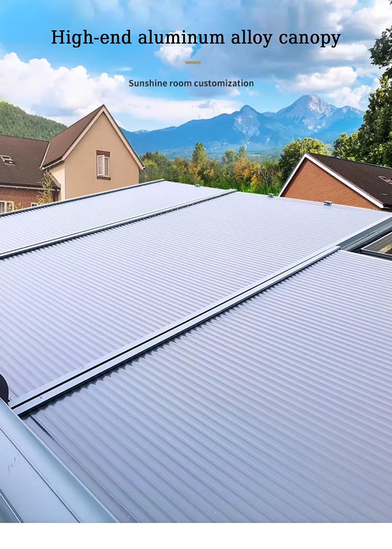 Outdoor Horizontal Shutter Blinds for Motorized