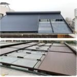 Outdoor Horizontal Shutter Blinds for Motorized