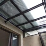 Outdoor Horizontal Shutter Blinds for Motorized