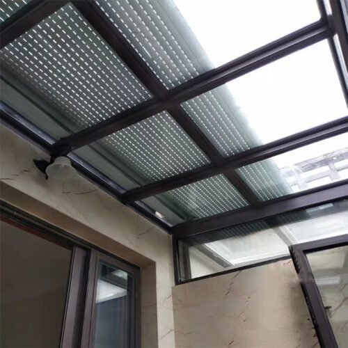 Outdoor Horizontal Shutter Blinds for Motorized