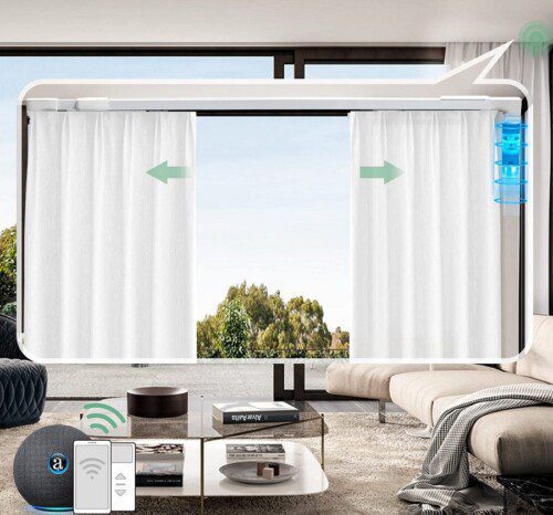 Remote Control Curtains for Bedroom