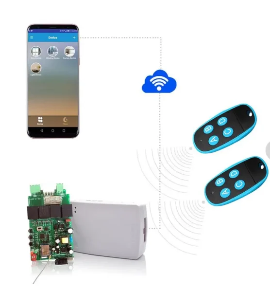 Smart Door Roller Shutter Remote Controller WiFi APP Control