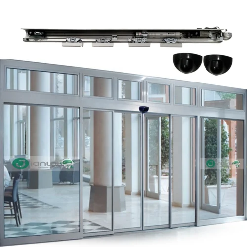 automatic sliding door opener with sensor