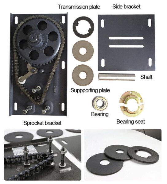 800KG Roller Shutter Door Chain Steel Bracket with High Temperature