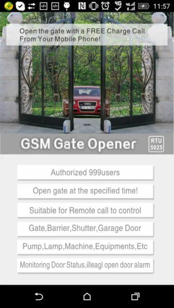 GSM Gate Opener Remote Relay Switch for Garage Door