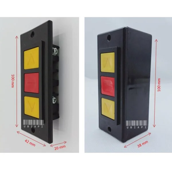 Generic Push Button Station Up Down Arrows With Stop Button Hoist Roller Shutter Door