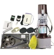 1000 kg 1P Industrial Roll Up Shutter Door Side Motors