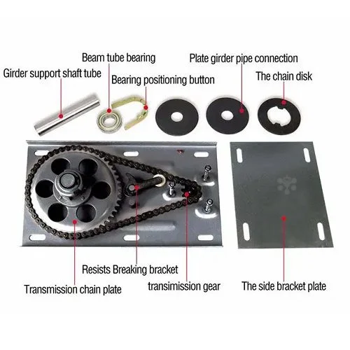 220V Mr Tech 300 kg Rolling Shutter Motor With Electronic Limit