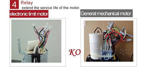 24v Roll-up 600 KG Side Shutter Door Motor