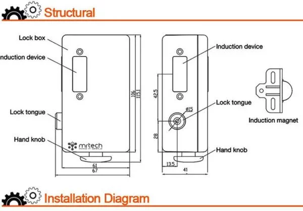 Anti-Theft Electronic Side Lock Match Keys Used for Rolling Shutter