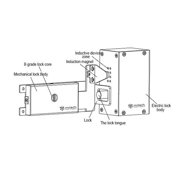 Anti-Theft Electronic Side Lock Match Keys Used for Rolling Shutter